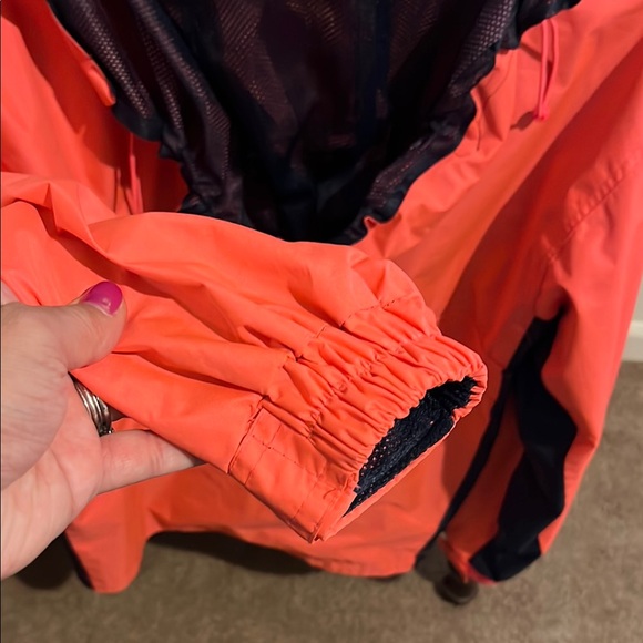 Women's Medium Coastal Coral Lightweight Jacket with hood Lined mesh Maryland - Picture 4 of 4